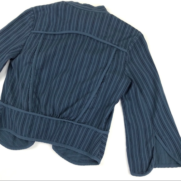 {CAbi} #870 Must Have Cascade Striped Swing Jacket - Picture 8 of 8